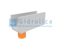 Гидролика Лоток водоотводный бетонный коробчатый (СО-300мм), с водосливом КUв 100.39,4(30).39,5(32,5) - BGU, № 0