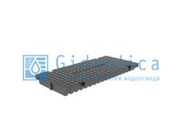 Гидролика Глухая крышка для лотка водоотводного Gidrolica Pro КЛ-20.23,8.50 - пластиковая, кл. С250