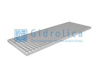 Гидролика Решетка водоприемная Gidrolica Light РВ -30.37.100 - стальная ячеистая оцинкованная, кл. А15