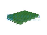 Гидролика Решетка газонная Gidrolica Eco Normal РГ-53.43.3,5 - пластиковая зеленая