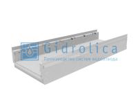 Гидролика Лоток водоотводный бетонный коробчатый (СО-300мм) с оцинкованной насадкой КП 100.36,3 (30).15(10,5) - BGF-Z, № 0