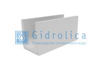 Гидролика Лоток водоотводный бетонный коробчатый (СО-300мм), с уклоном 0,5%  КUу 100.39,4(30).48,5(41,5) - BGU, № 18