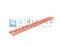 Гидролика Решетка водоприемная Gidrolica Standart РВ -10.13,6.100 - штампованная медная, кл. А15