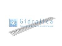 Гидролика Решетка водоприемная Gidrolica Standart РВ -10.13,6.100 - штампованная стальная нержавеющая, кл. А15