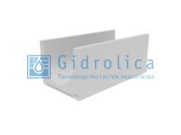 Гидролика Лоток водоотводный бетонный коробчатый (СО-400мм)  КU 100.49,4(40).42(35) - BGU, № 5-0