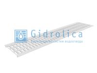 Гидролика Решетка водоприемная Gidrolica Standart РВ -20.24.100 - штампованная стальная оцинкованная, кл. А15