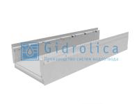 Гидролика Лоток водоотводный бетонный коробчатый (СО-300мм) с оцинкованной насадкой КП 100.36,3 (30).17,5(13) - BGF-Z, № 5-0