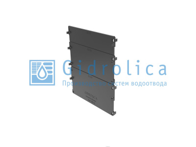 Гидролика Торцевая заглушка для лотка водоотводного Gidrolica Standart DN150 - пластиковая