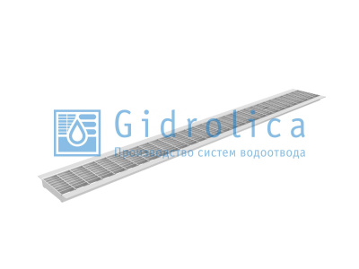 Гидролика Решетка водоприемная Gidrolica Standart РВ -10.13,6.100 - ячеистая стальная оцинкованная, кл. В125
