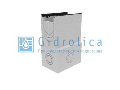 Гидролика Пескоулавливающий колодец бетонный  (СО-200мм), односекционный,  с чугунной насадкой ПКП 50.34 (20).73(68,8) - BGZ-S