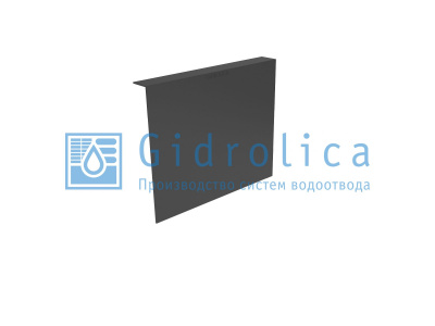 Гидролика Перегородка-сифон для дождеприемника Gidrolica Point ДП 40.40 - пластиковый
