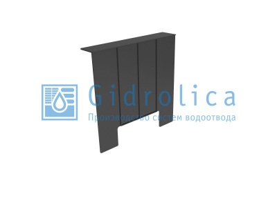 Гидролика Перегородка-сифон для дождеприемника Gidrolica Point 30.30 - пластиковая