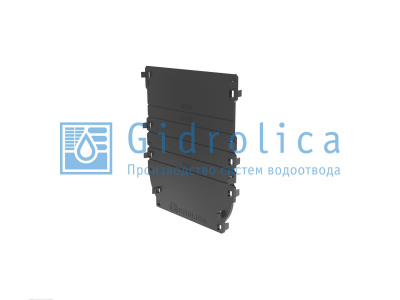 Гидролика Торцевая заглушка универсальная для лотка водоотводного Gidrolica Standart/Standart Plus DN100, пластиковая
