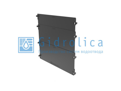 Гидролика Торцевая заглушка для лотка водоотводного Gidrolica Standart/Standart Plus, пластиковая